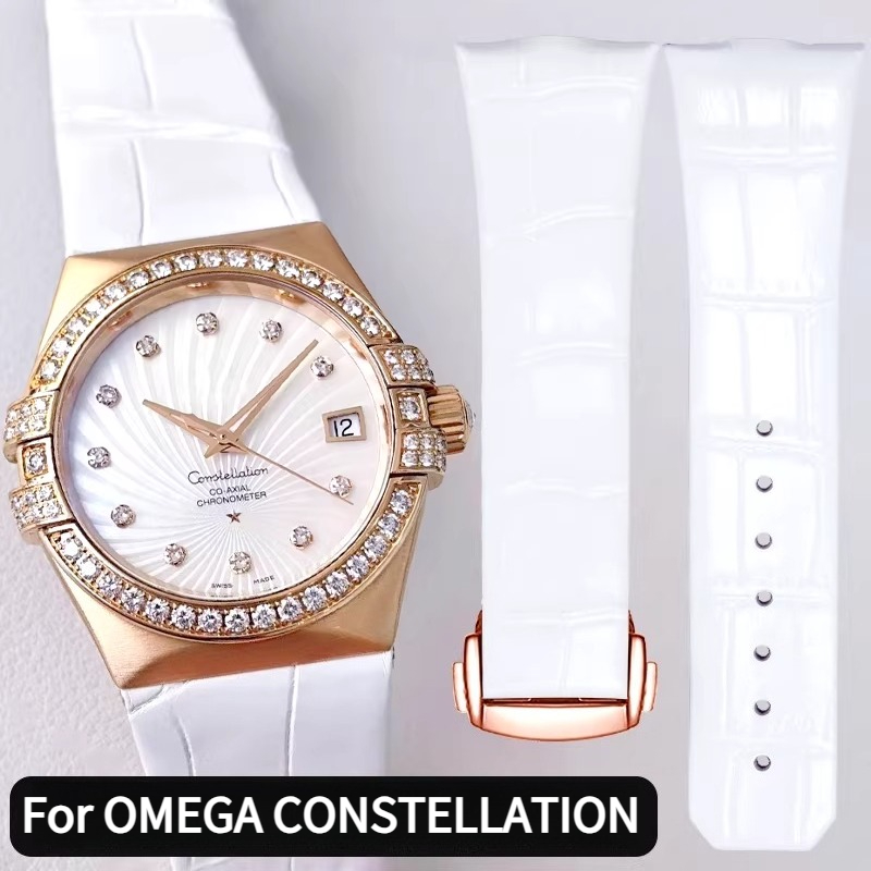 Omega Watch Constellation - 오리지널 오메가 정품 가죽 시계줄 CONSTELLATION