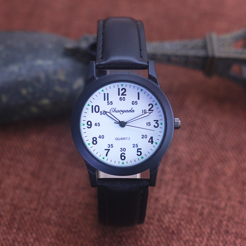 Leather Watch Band Men - Chaoyada 남녀공용 가죽 스트랩 쿼츠 손목시계,