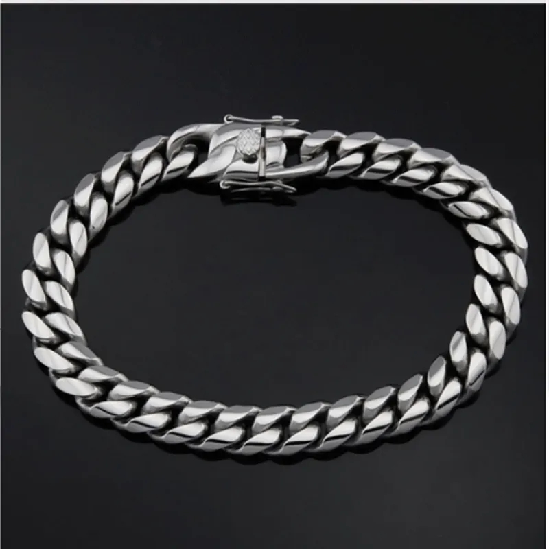 316L 스테인리스 스틸 마이애미 커브 쿠바 체인 링크 - Butterfly Clasp Deployant 리뷰 및 가격