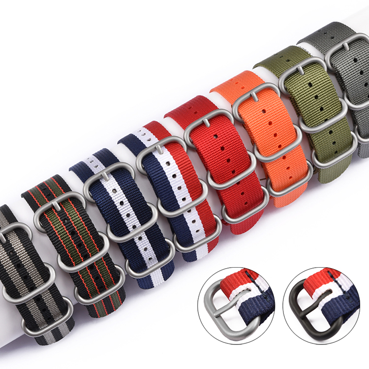 직조 나일론 스트랩 20mm 22mm 스테인레스 스틸  - Nato Strap Nylon 리뷰 및 가격