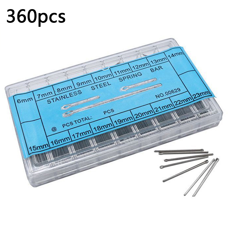 360 조각 분할 핀 스테인레스 스틸 시계 핀 더블 플 - Spring Bar Tool Set 리뷰 및 가격