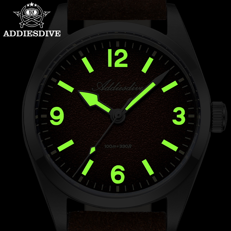 ADDIESDIVE 36MM 200M 방수 사파이어 유 - Suede Strap Watch 리뷰 및 가격