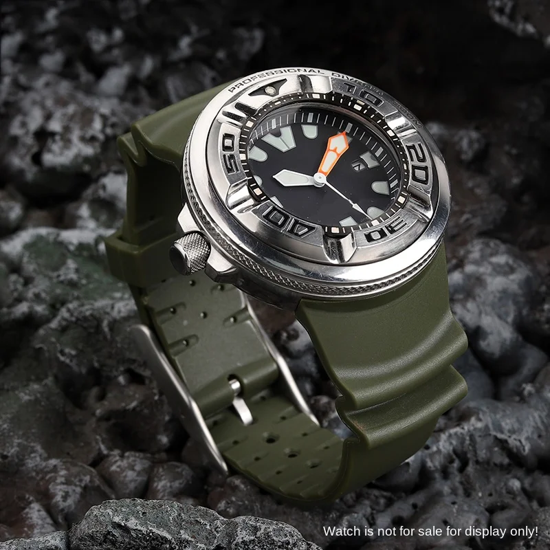 시티즌 프로마스터 BJ8050 커브드 엔드 러버 스트랩 - Citizen Watch Promaster 리뷰 및 가격
