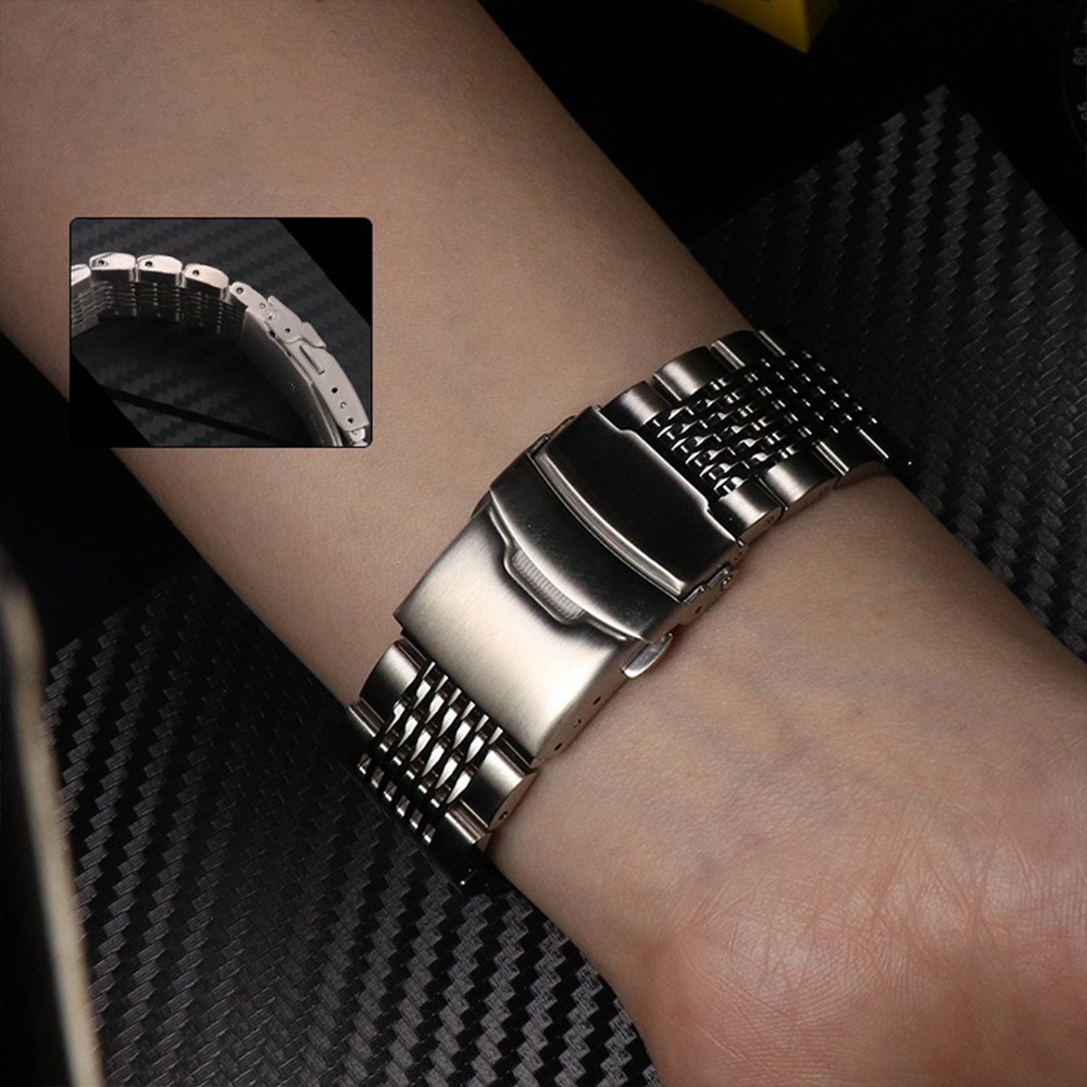 세이코 다이빙 메쉬 시계 밴드용 18mm 20mm 22 - Butterfly Clasp Deployant 리뷰 및 가격