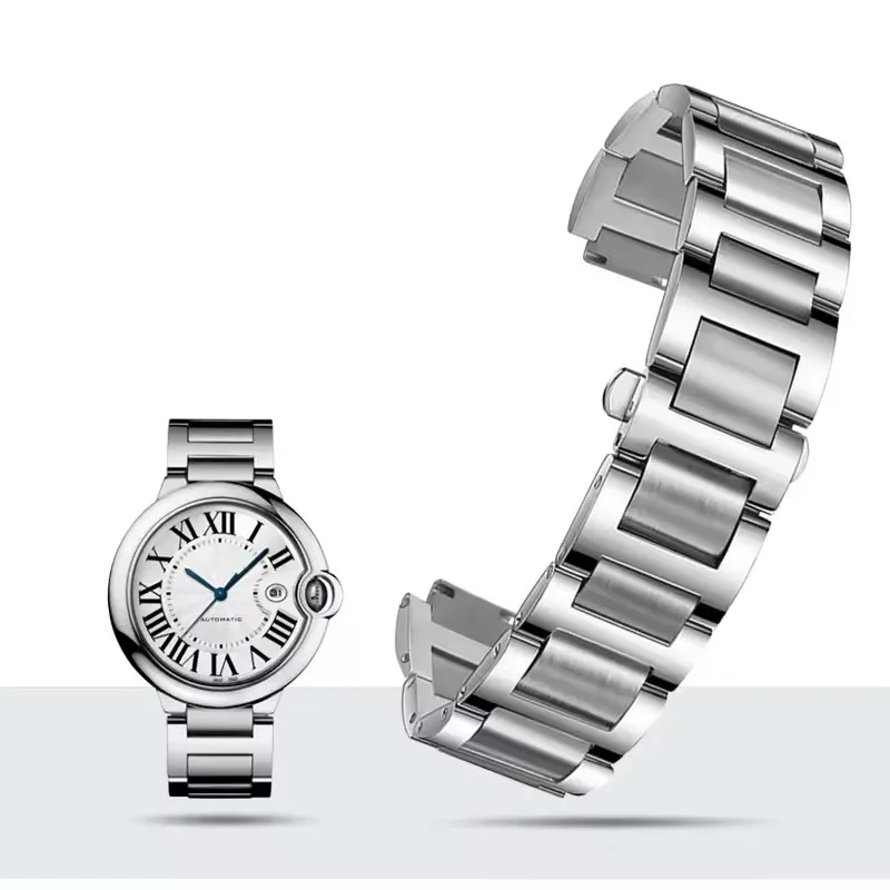 까르띠에 발롱 블루 드 시리즈용 시계줄, 솔리드 스테인 - Cartier Watch Ballon Bleu 리뷰 및 가격