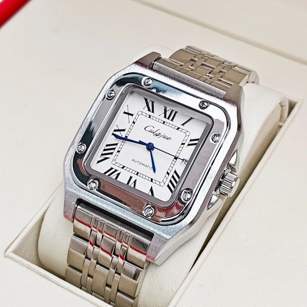 최고급 명품 남성용 시계, 완전 자동 기계식 시계, 스 - Cartier Watch Tank 리뷰 및 가격