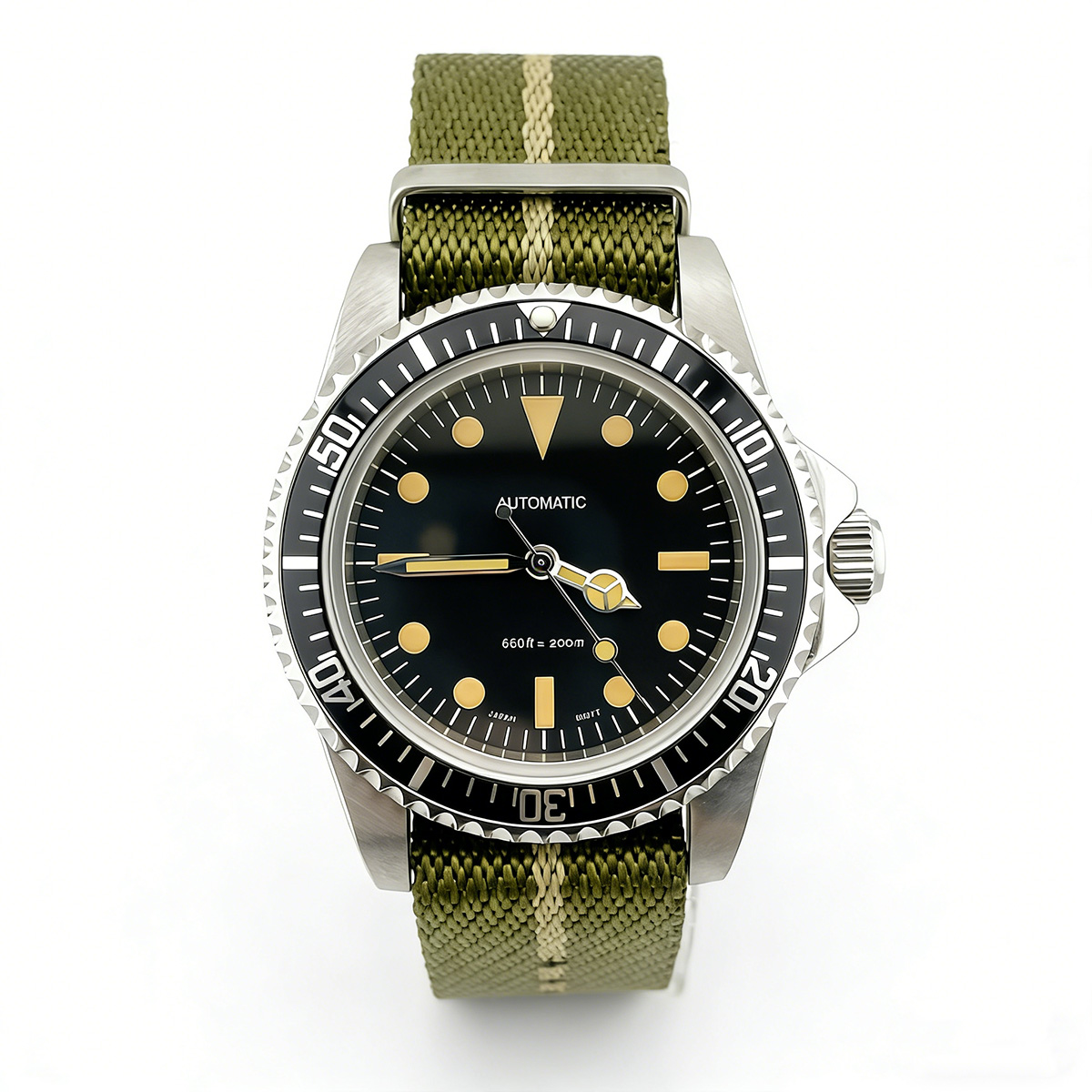 39.5mm 다이버 레트로 시계 사파이어 글래스 NH3 - Tropic Strap Vintage 리뷰 및 가격